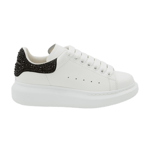 Alexander McQueen Wmns Oversized Sneaker 'White Black Crystal'