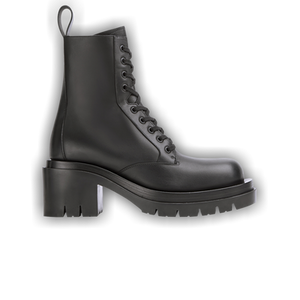 Bottega Veneta Wmns Lug Lace-Up Boot 'Black'