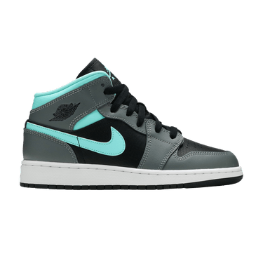 Air Jordan 1 Mid GS 'Grey Aqua'