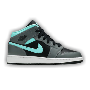 Air Jordan 1 Mid GS 'Grey Aqua'