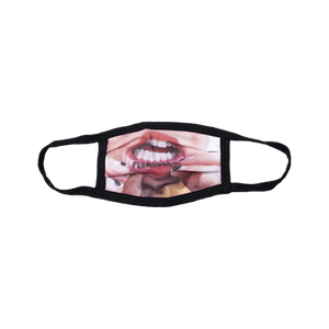 Pleasures Tattoo Face Mask 'Black'