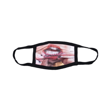 Pleasures Tattoo Face Mask 'Black'