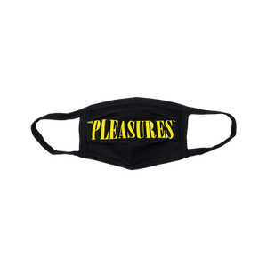 Pleasures Core Logo Face Mask 'Black'