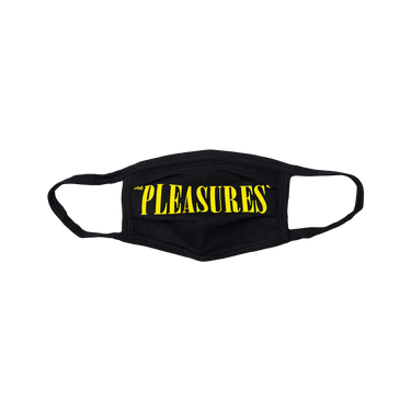 Pleasures Core Logo Face Mask 'Black'