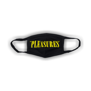 Pleasures Core Logo Face Mask 'Black'