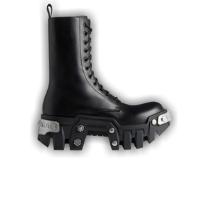 Balenciaga Bulldozer Lace-up Boot 'Black'