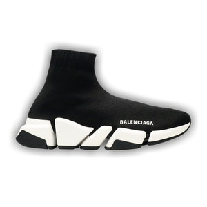 Balenciaga Wmns Speed 2 Trainer Knit 'Black White'