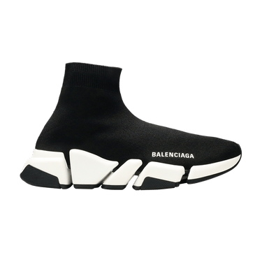 Balenciaga Wmns Speed 2 Trainer Knit 'Black White'