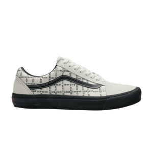 Supreme x Vans Old Skool Pro 'Logo Pattern - White'