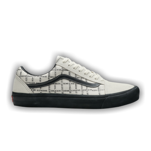 Supreme x Vans Old Skool Pro 'Logo Pattern - White'