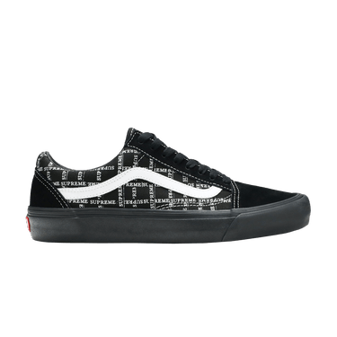 Supreme x Vans Old Skool Pro 'Logo Pattern - Black'