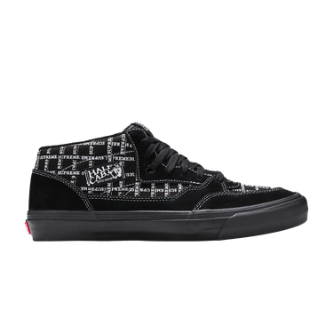 Supreme x Vans Half Cab Pro '92 'Logo Pattern - Black'