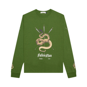 Undercover Fallen Man Snake Pullover 'Khaki'