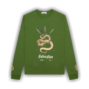Undercover Fallen Man Snake Pullover 'Khaki'