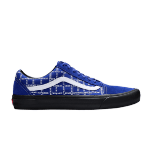 Supreme x Vans Old Skool Pro 'Logo Pattern - Royal'