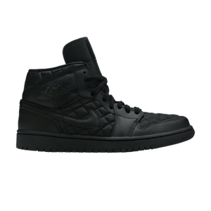 Wmns Air Jordan 1 Mid SE 'Black Quilted'