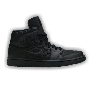 Wmns Air Jordan 1 Mid SE 'Black Quilted'