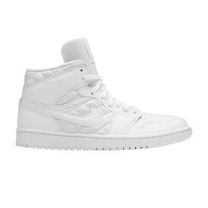 Wmns Air Jordan 1 Mid SE 'White Quilted'