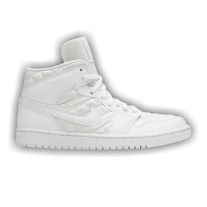 Wmns Air Jordan 1 Mid SE 'White Quilted'
