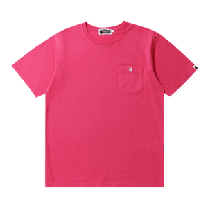 BAPE One Point Pocket Overdye Tee 'Pink'