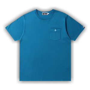 BAPE One Point Pocket Overdye Tee 'Blue'