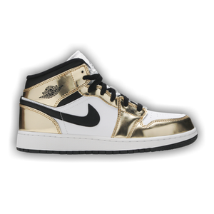 Air Jordan 1 Mid SE GS 'Metallic Gold'