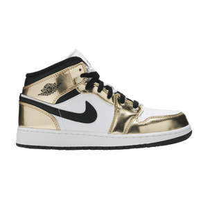 Air Jordan 1 Mid SE GS 'Metallic Gold'