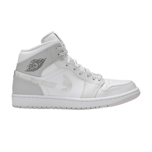 Air Jordan 1 Mid 'Swoosh Logo - Grey Camo'