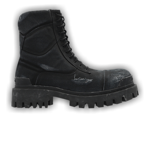 Balenciaga Combat Strike Boot 'Worn-Out - Black'