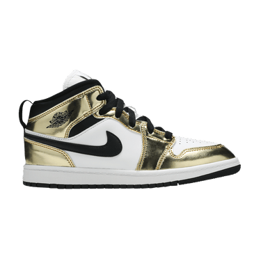 Air Jordan 1 Mid SE PS 'Metallic Gold'