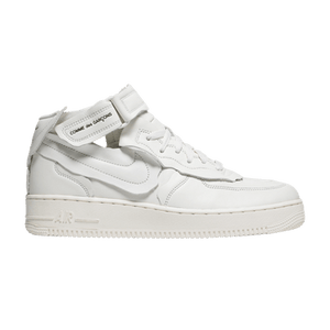 Comme des Garçons x Nike Air Force 1 Mid 'Triple White'