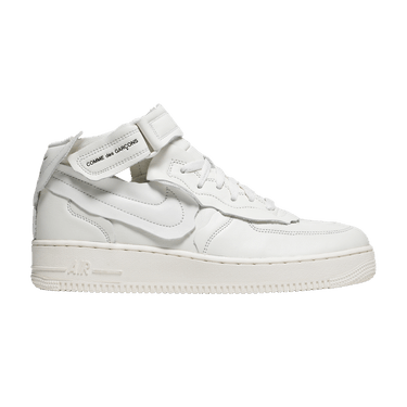 Comme des Garçons x Nike Air Force 1 Mid 'Triple White'