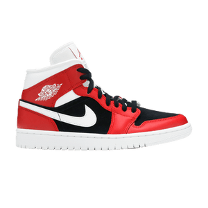 Wmns Air Jordan 1 Mid 'Gym Red Black'