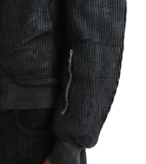 Rick Owens DRKSHDW Bauhaus Corduroy Flight Bomber 'Black'