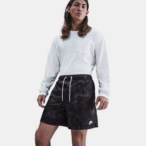 Nike Club Flow Shorts 'Black/White'