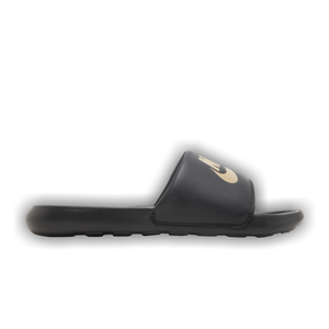 Nike Victori One Slide 'Black Metallic Gold'