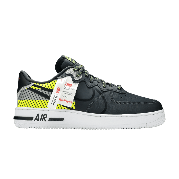 3M x Nike Air Force 1 React LX 'Anthracite Volt' CT3316 003