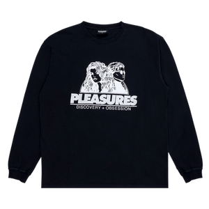 Pleasures Discovery Heavyweight Long-Sleeve T-Shirt 'Black'