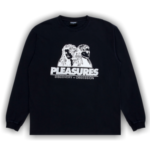 Pleasures Discovery Heavyweight Long-Sleeve T-Shirt 'Black'