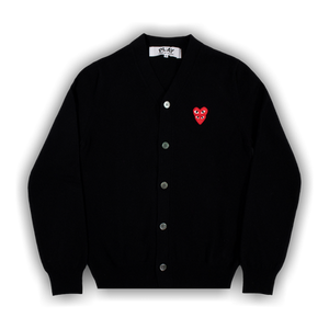 Comme des Garçons PLAY Heart Logo Cardigan 'Black'