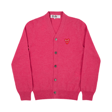 Comme des Garçons PLAY Heart Logo Cardigan 'Pink'