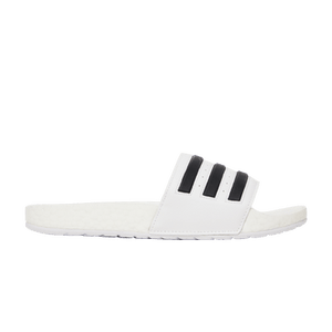 adidas Adilette Boost Slides 'White Black Stripes'