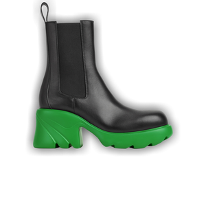  Bottega Veneta Wmns Flash Chelsea Boot 'Black Parakeet'