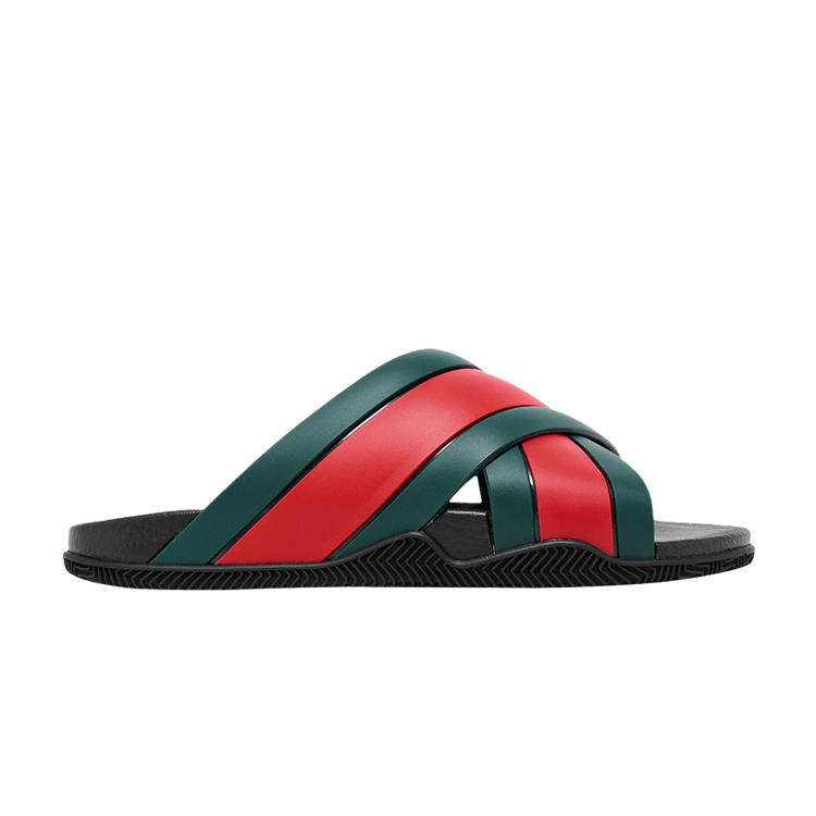 Gucci Wmns Slide Web Stripe 'Black' 627820 J8700 8460