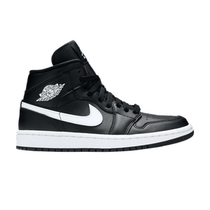 Wmns Air Jordan 1 Mid 'Black White'