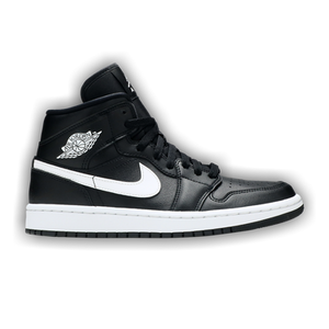 Wmns Air Jordan 1 Mid 'Black White'