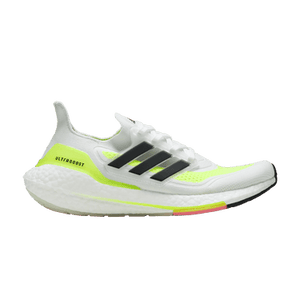 adidas UltraBoost 21 'White Solar Yellow'