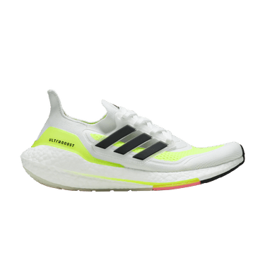 adidas UltraBoost 21 'White Solar Yellow'