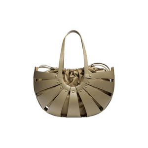 Bottega Veneta The Shell Bag 'Taupe/Gold'