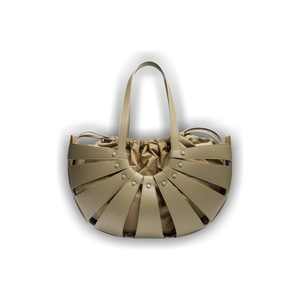 Bottega Veneta The Shell Bag 'Taupe/Gold'